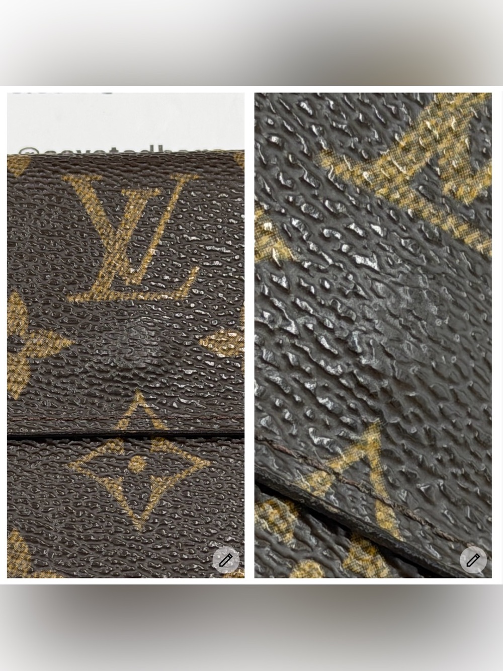 Louis Vuitton Monogram W-Hook Compact Wallet Great Condition w/Entrupy COA - Picture 15 of 15